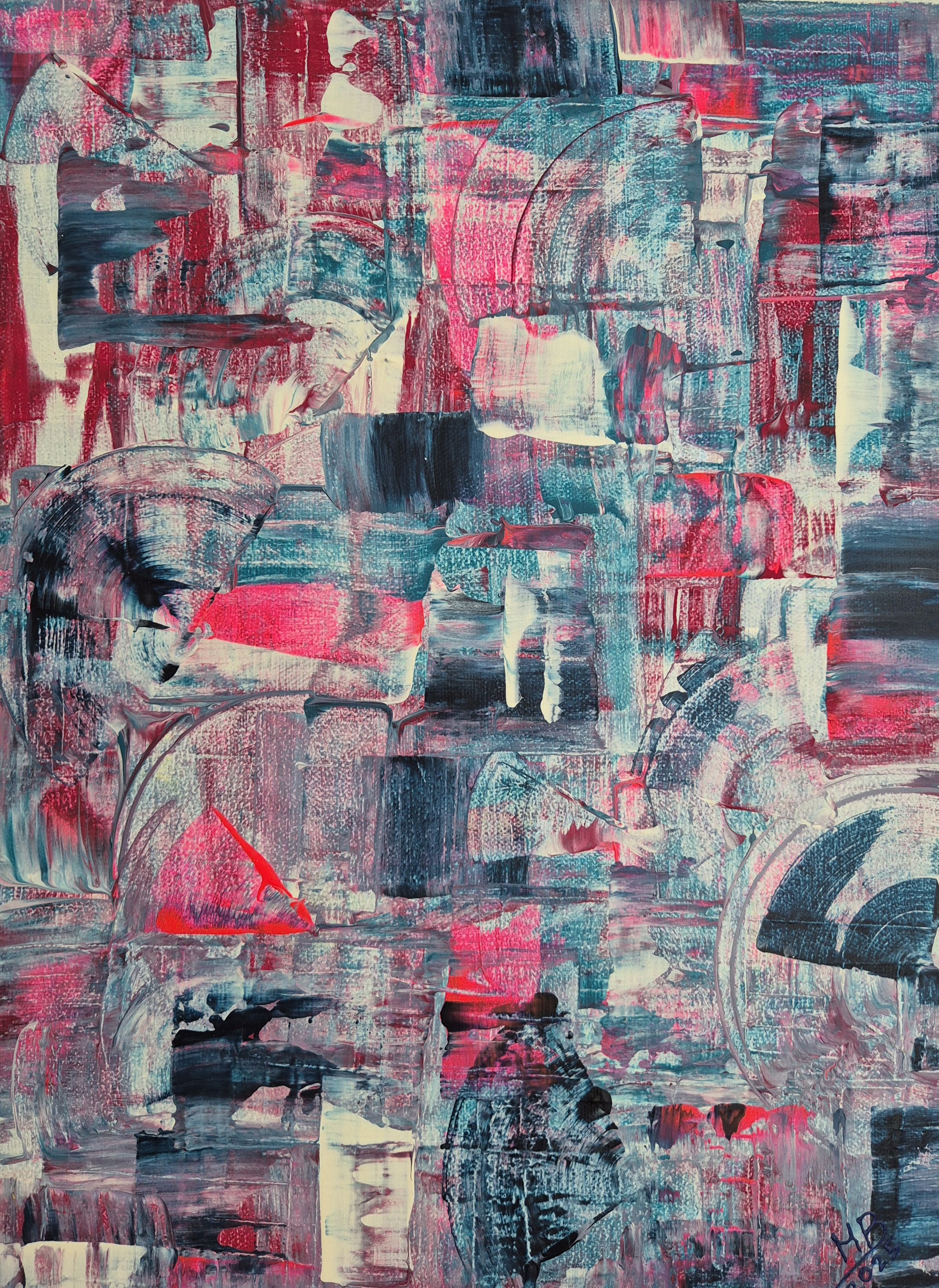 Pink Abstrakt — Werk von Marlies Binkert