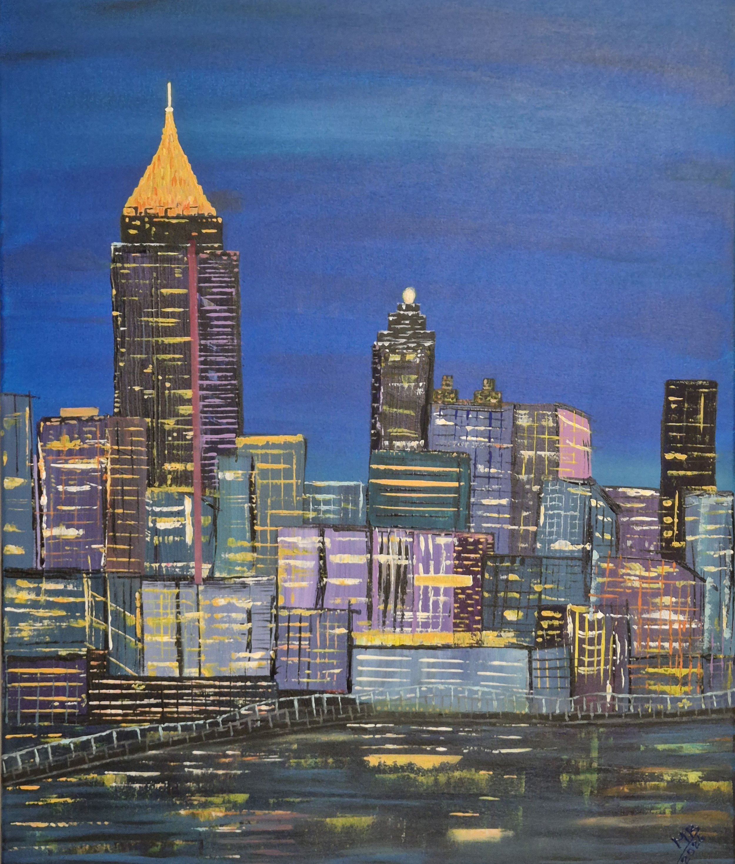Skyline Tampa FL — Werk von Marlies Binkert